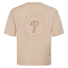 Philadelphia Phillies Levelwear Signet Oversized Luxe Signature Knit T-Shirt - MLB T-shirts