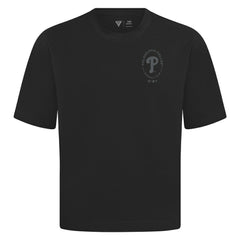 Philadelphia Phillies Levelwear Signet Oversized Luxe Signature Knit T-Shirt - MLB T-shirts