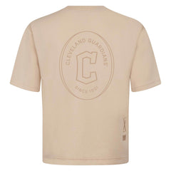 Cleveland Guardians Levelwear Signet Oversized Luxe Signature Knit T-Shirt - MLB T-shirts