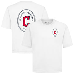 Cleveland Guardians Levelwear Signet Oversized Luxe Signature Knit T-Shirt - MLB T-shirts