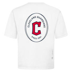 Cleveland Guardians Levelwear Signet Oversized Luxe Signature Knit T-Shirt - MLB T-shirts