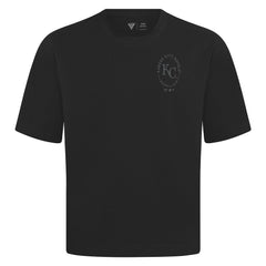Kansas City Royals Levelwear Signet Oversized Luxe Signature Knit T-Shirt - MLB T-shirts
