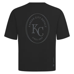 Kansas City Royals Levelwear Signet Oversized Luxe Signature Knit T-Shirt - MLB T-shirts