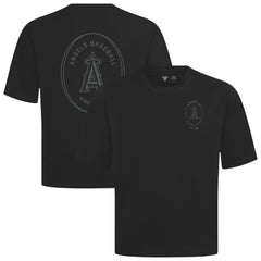Los Angeles Angels Levelwear Register Oversized Luxe Signature Knit T-Shirt - MLB T-shirts