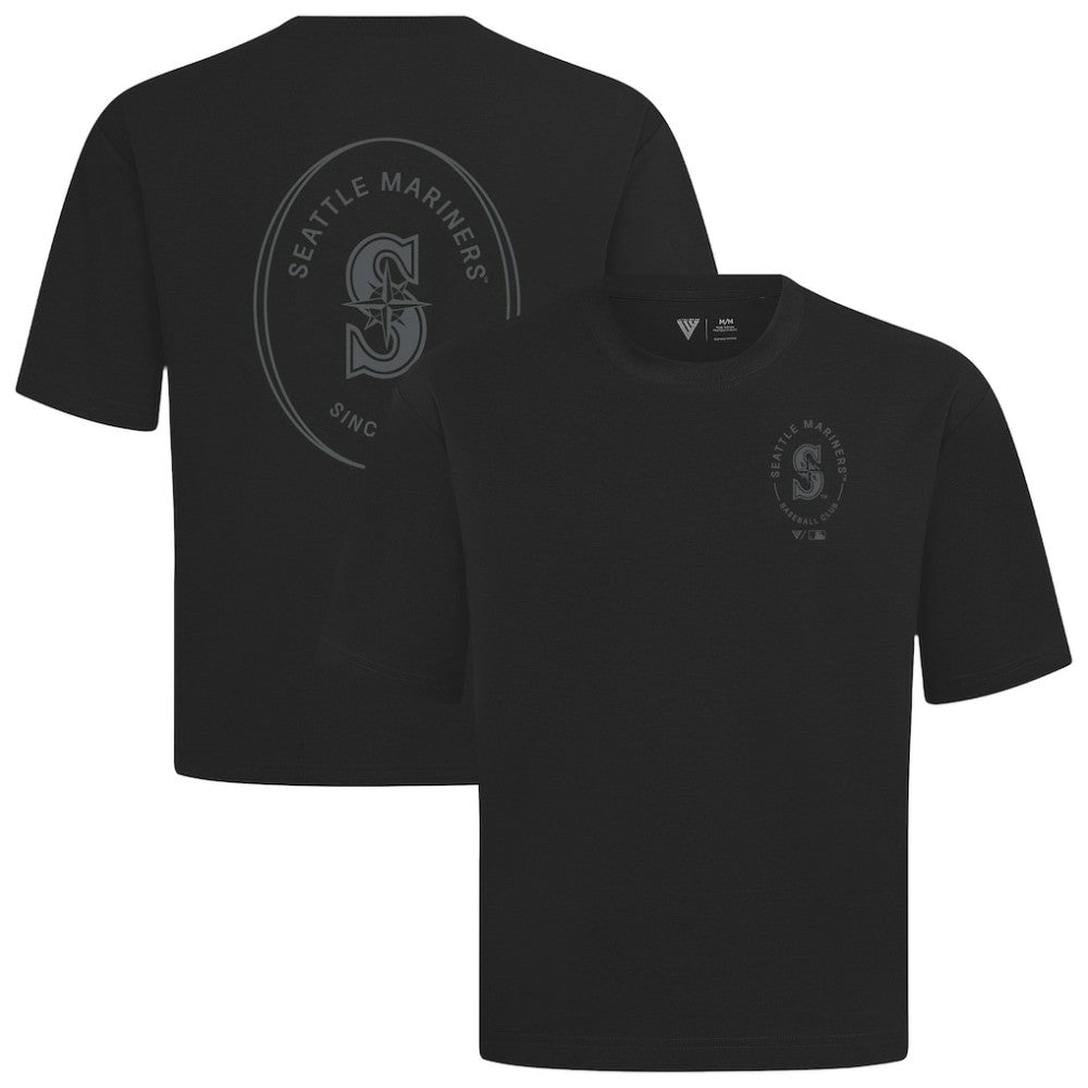 Seattle Mariners Levelwear Register Oversized Luxe Signature Knit T-Shirt - MLB T-shirts