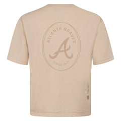 Atlanta Braves Levelwear Register Oversized Luxe Signature Knit T-Shirt - MLB T-shirts
