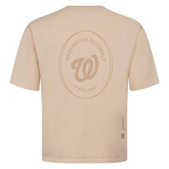 Washington Nationals Levelwear Register Oversized Luxe Signature Knit T-Shirt - MLB T-shirts