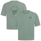 Washington Nationals Levelwear Register Oversized Luxe Signature Knit T-Shirt - MLB T-shirts