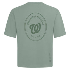 Washington Nationals Levelwear Register Oversized Luxe Signature Knit T-Shirt - MLB T-shirts