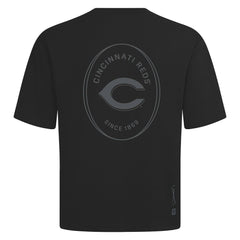 Cincinnati Reds Levelwear Register Oversized Luxe Signature Knit T-Shirt - MLB T-shirts