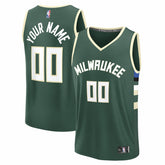 Green Milwaukee Bucks Fast Break Custom Jersey | NBA