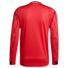 Manchester United Home 2025/26 Player Long Sleeve Jersey