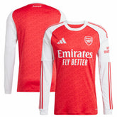 Arsenal 2025/26 Home Replica Long Sleeve Jersey