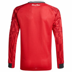 Manchester United Youth Home 2025/26 Replica Long Sleeve Jersey