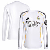 Real Madrid 2025/26 Home Replica Long Sleeve Jersey
