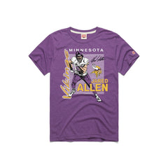 Minnesota Vikings Jared Allen Homage Unisex HOF Player Graphic Tri-Blend T-Shirt | NFL New