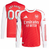 Arsenal 2025/26 Home Long Sleeve Custom Jersey