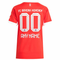 Bayern Munich Women's 2025/26 Home Replica Custom Jersey