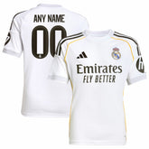 Real Madrid Youth 2025/26 Home Replica Custom Jersey