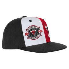 Black Chicago Bulls Youth 20th Anniversary Duo Front Snapback Hat | NBA