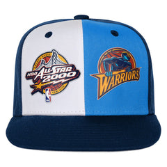 Navy Golden State Warriors Youth 2000 All-Star Game Duo Front Snapback Hat sale | NBA