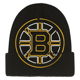 Boston Bruins Mitchell & Ness Youth Neon Line Lights Cuffed Knit Hat - NHL Hats