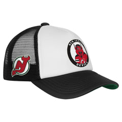 New Jersey Devils Mitchell & Ness Youth Mascot Adjustable Trucker Hat - NHL Jerseys