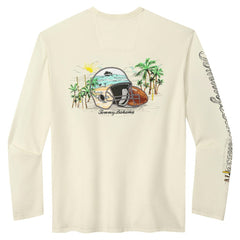 Carolina Panthers Oasis Endzone Lux Long Sleeve T-Shirt | NFL New