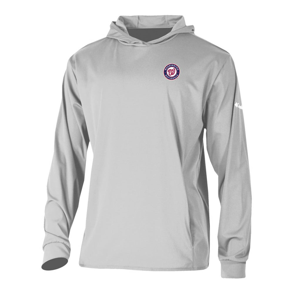 Washington Nationals Columbia Long Drive Pullover Hoodie - MLB Hoodies
