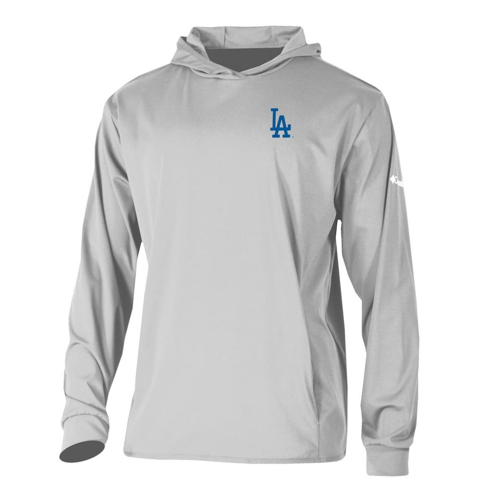 Los Angeles Dodgers Columbia Long Drive Pullover Hoodie - MLB Hoodies