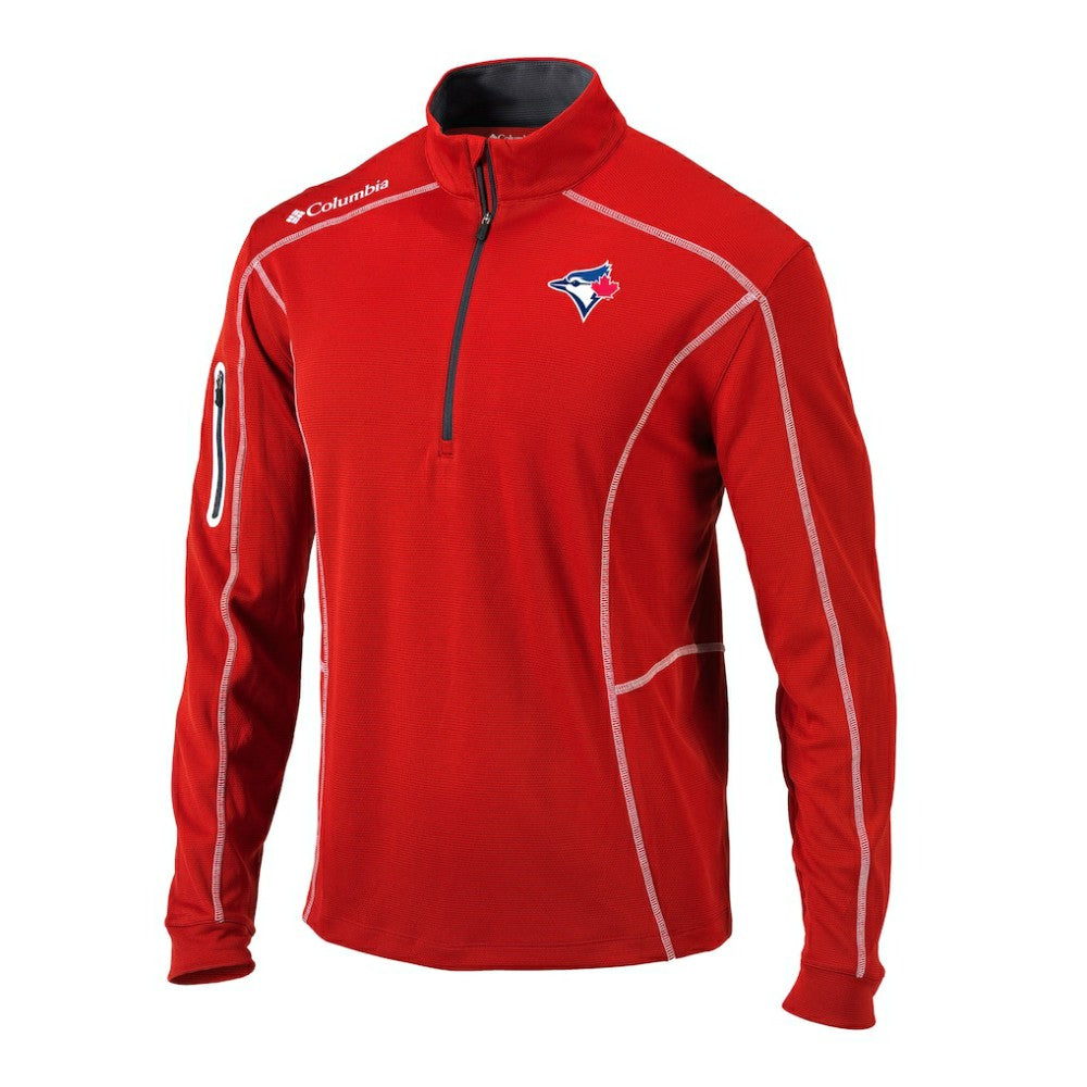 Toronto Blue Jays Columbia Omni-Wick Shotgun Quarter-Zip Pullover - MLB Pullover