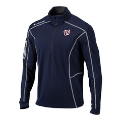 Washington Nationals Columbia Omni-Wick Shotgun Quarter-Zip Pullover - MLB Pullover