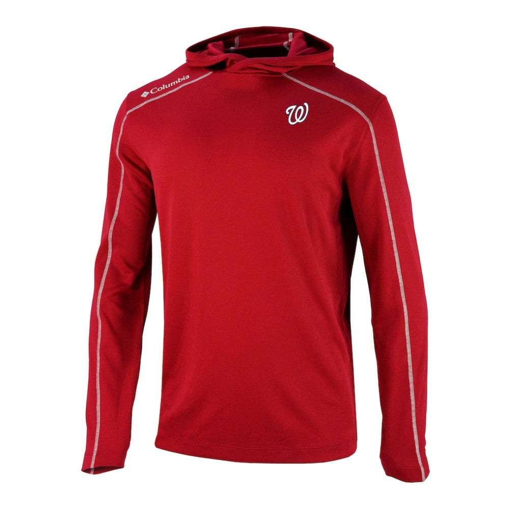 Washington Nationals Columbia Omni-Wick Shotgun Pullover Hoodie - MLB Hoodies