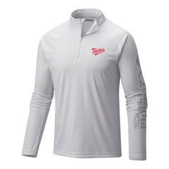 Minnesota Twins Columbia Terminal Tackle Omni-Wick Raglan Quarter-Zip Pullover - MLB Pullover