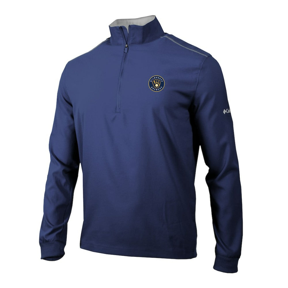 Milwaukee Brewers Columbia Omni-Wick Bogey's Paradise Quarter-Zip Pullover - MLB Pullover