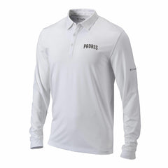 San Diego Padres Columbia Omni-Wick Pin High Long Sleeve Polo - MLB