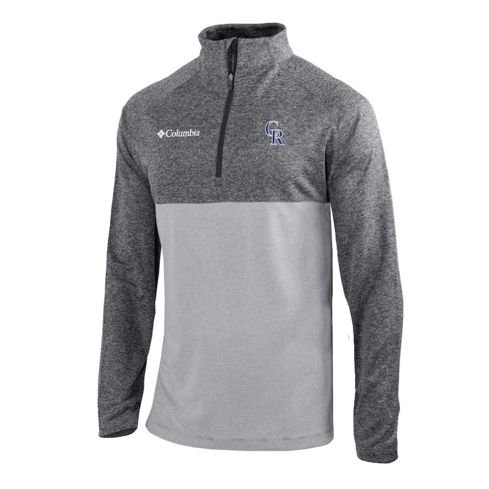 Colorado Rockies Columbia Omni-Wick Raglan Rockin' It Quarter-Zip Pullover - MLB Pullover