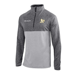 Athletics Columbia Omni-Wick Raglan Rockin' It Quarter-Zip Pullover - MLB Pullover