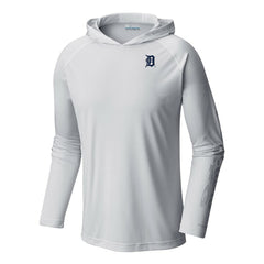 Detroit Tigers Columbia Terminal Tackle Omni-Shade Pullover Hoodie - MLB Hoodies
