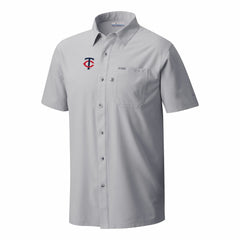 Minnesota Twins Columbia Slack Tide Omni-Wick Button-Up Camp Shirt - MLB