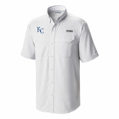 Kansas City Royals Columbia Omni-Wick Low Drag Offshore Button-Up Shirt - MLB