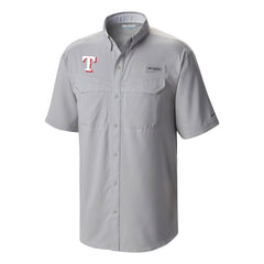 Texas Rangers Columbia Omni-Wick Low Drag Offshore Button-Up Shirt - MLB