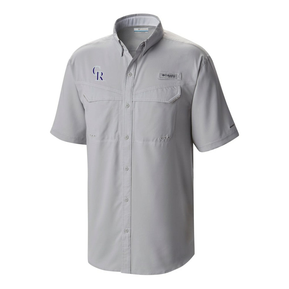 Colorado Rockies Columbia Omni-Wick Low Drag Offshore Button-Up Shirt - MLB