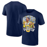 Navy Tyrese Haliburton Indiana Pacers Notorious 4.0 T-Shirt | NBA