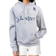 New York Yankees G-III 4Her by Carl Banks Women's Shadow Logo Graphic Pullover Hoodie - MLB Hoodies