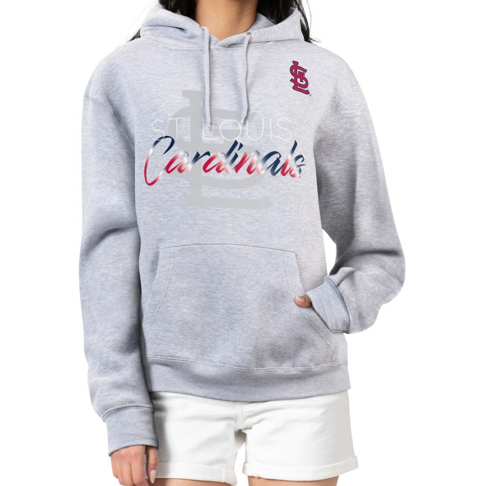 St. Louis Cardinals G-III 4Her by Carl Banks Women's Shadow Logo Graphic Pullover Hoodie - MLB Hoodies