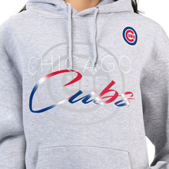 Chicago Cubs G-III 4Her by Carl Banks Women's Shadow Logo Graphic Pullover Hoodie - MLB Hoodies