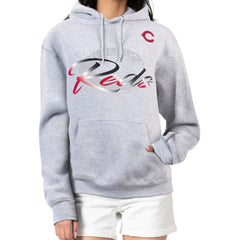 Cincinnati Reds G-III 4Her by Carl Banks Women's Shadow Logo Graphic Pullover Hoodie - MLB Hoodies
