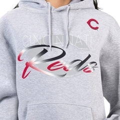Cincinnati Reds G-III 4Her by Carl Banks Women's Shadow Logo Graphic Pullover Hoodie - MLB Hoodies
