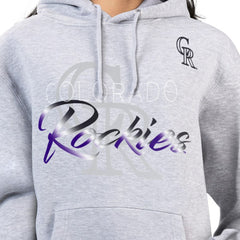 Colorado Rockies G-III 4Her by Carl Banks Women's Shadow Logo Graphic Pullover Hoodie - MLB Hoodies